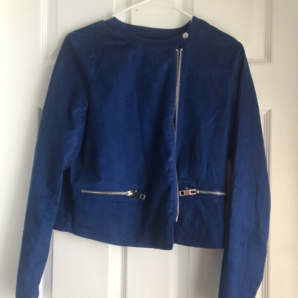 Women’s Who What Wear Blue Blazer Jacket size Sm